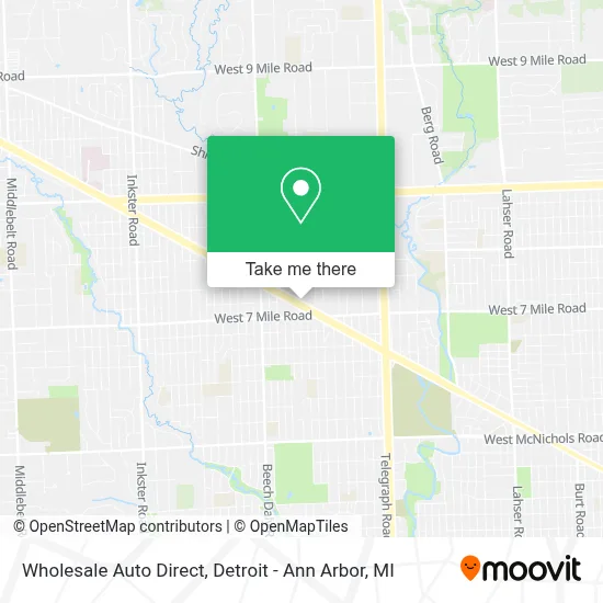 Wholesale Auto Direct map