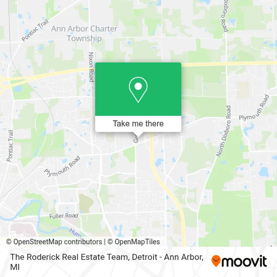 The Roderick Real Estate Team map