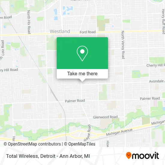 Total Wireless map