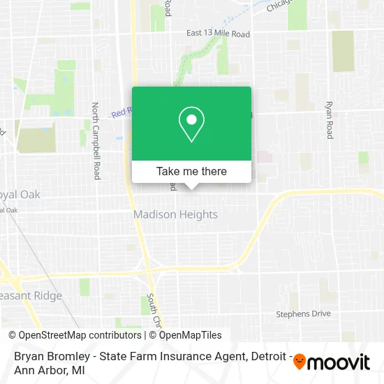 Bryan Bromley - State Farm Insurance Agent map