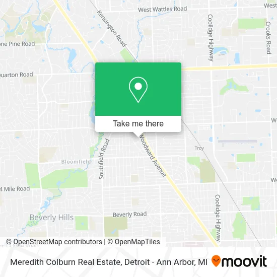 Meredith Colburn Real Estate map