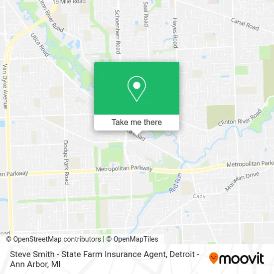 Steve Smith - State Farm Insurance Agent map