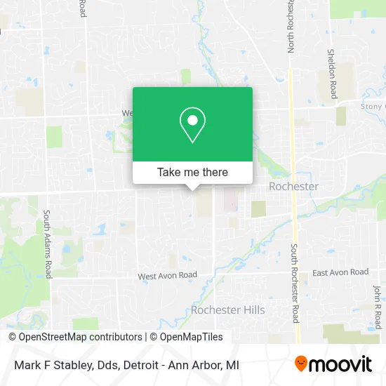 Mark F Stabley, Dds map