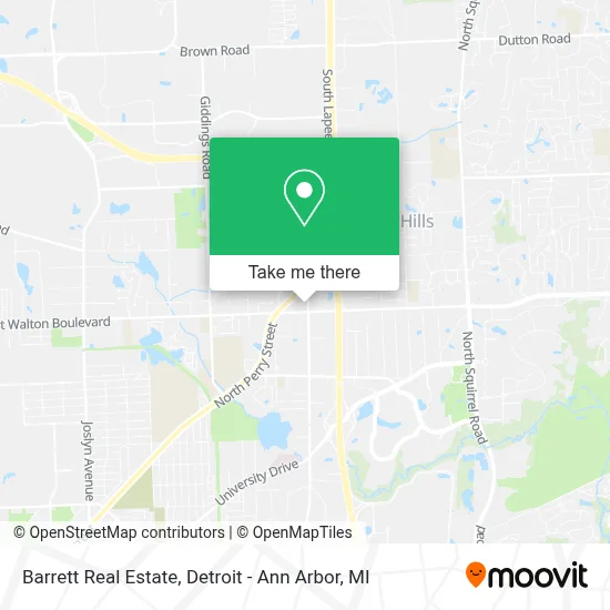Barrett Real Estate map