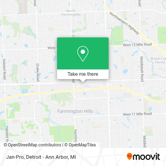 Jan-Pro map