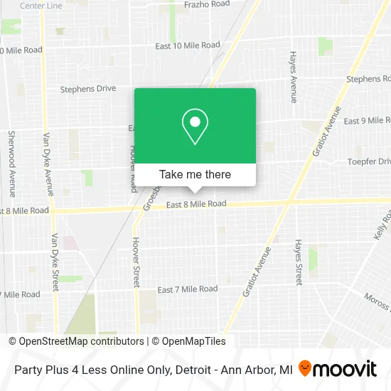 Party Plus 4 Less Online Only map