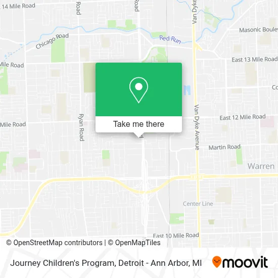 Journey Children's Program map