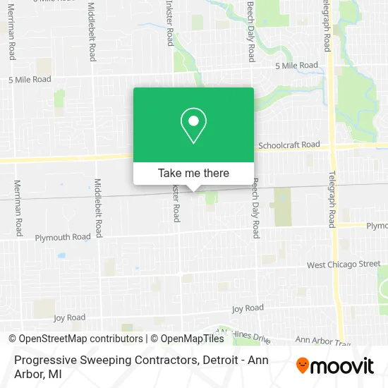 Progressive Sweeping Contractors map