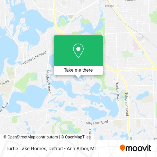 Turtle Lake Homes map