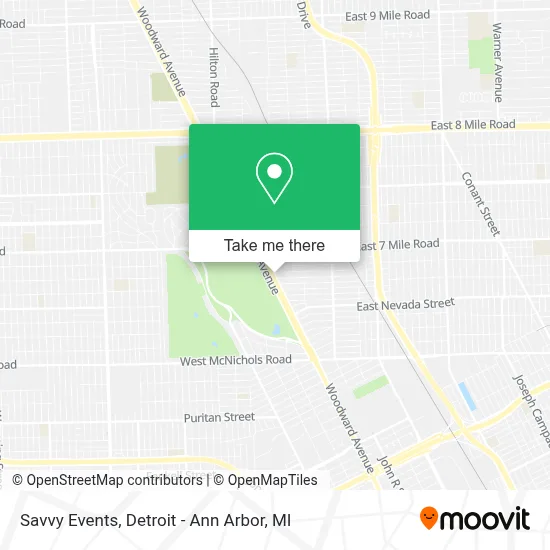 Savvy Events map