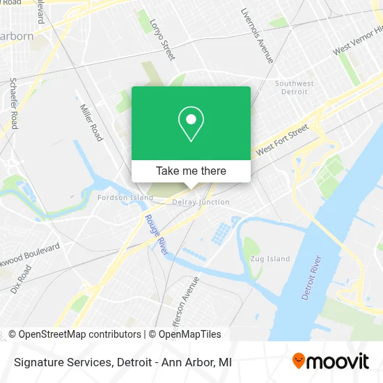 Signature Services map