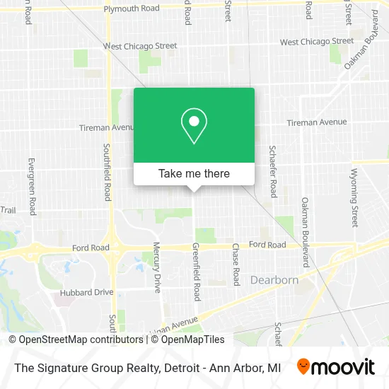 The Signature Group Realty map