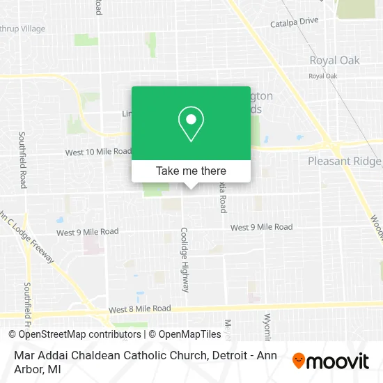 Mar Addai Chaldean Catholic Church map