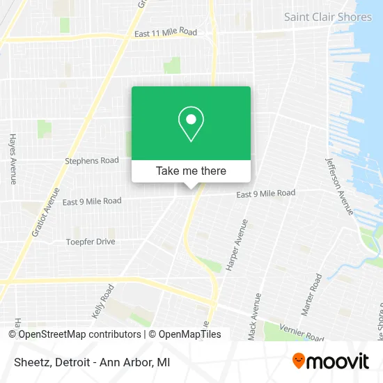 Sheetz map