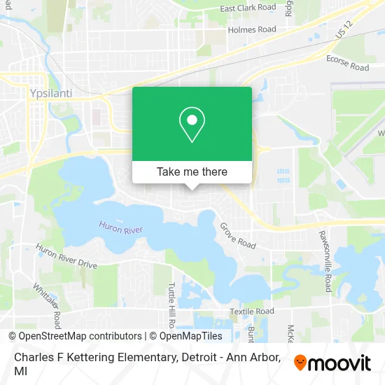Charles F Kettering Elementary map