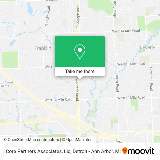 Core Partners Associates, Llc map