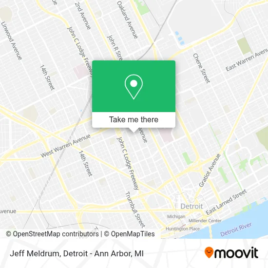 Jeff Meldrum map