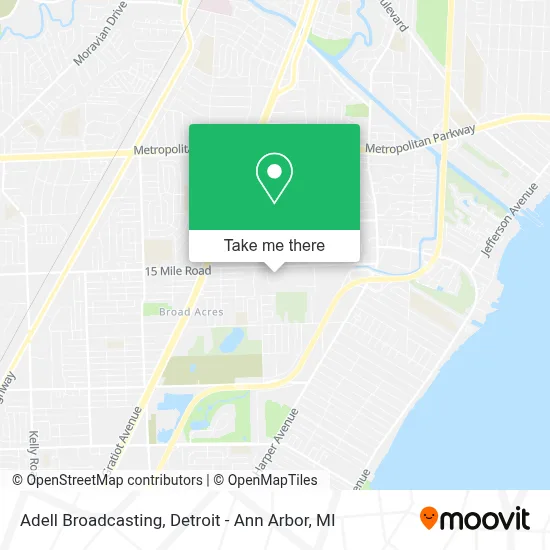 Adell Broadcasting map