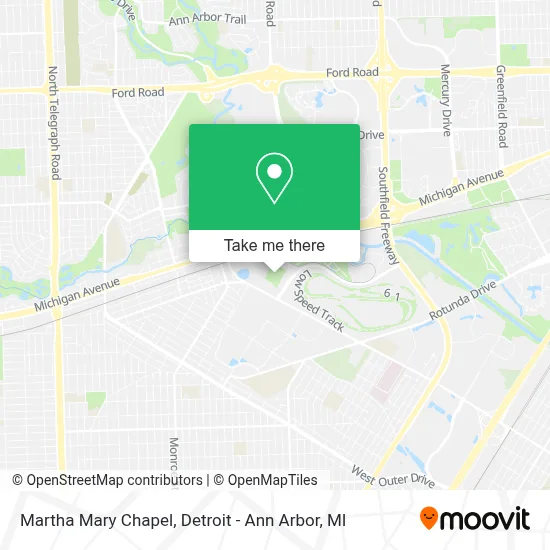 Martha Mary Chapel map