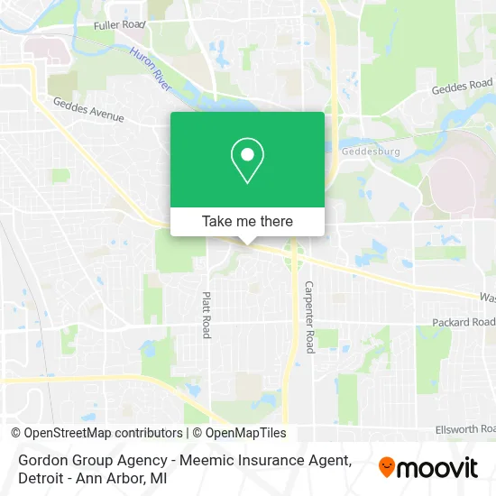 Gordon Group Agency - Meemic Insurance Agent map