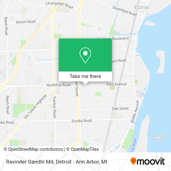 Ravinder Gandhi Md map