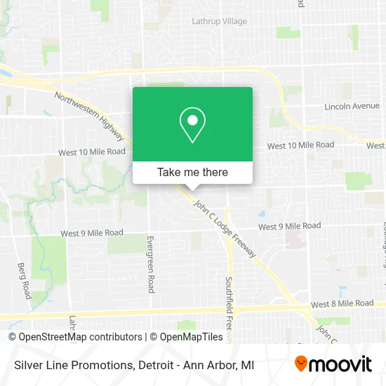 Silver Line Promotions map