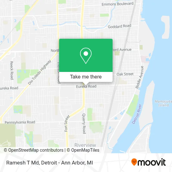 Ramesh T Md map