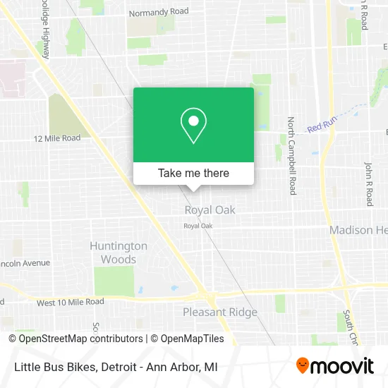 Little Bus Bikes map