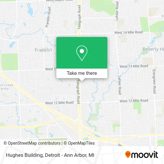Hughes Building map