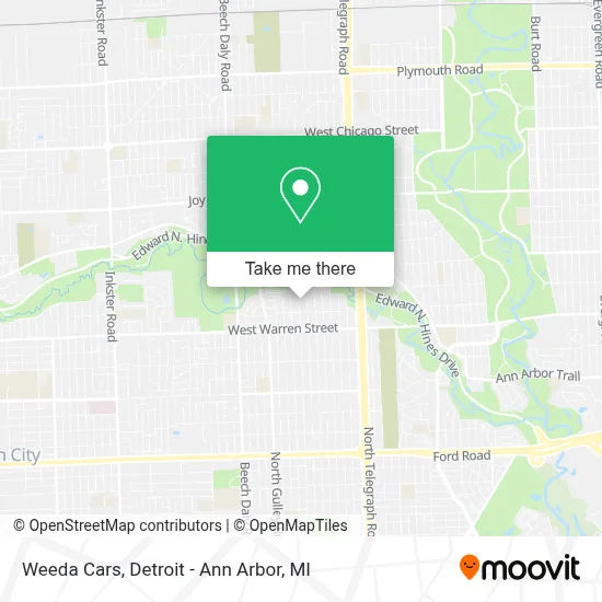 Weeda Cars map