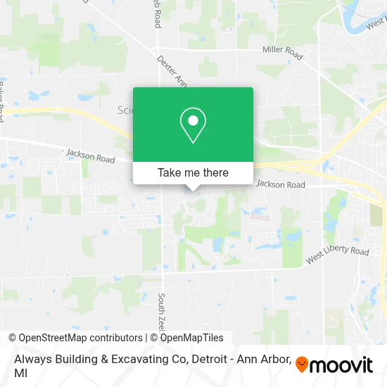Always Building & Excavating Co map