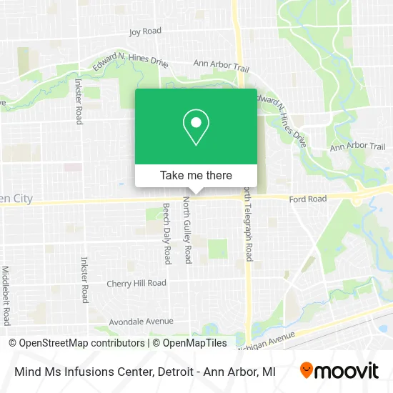 Mind Ms Infusions Center map