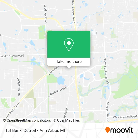 Tcf Bank map