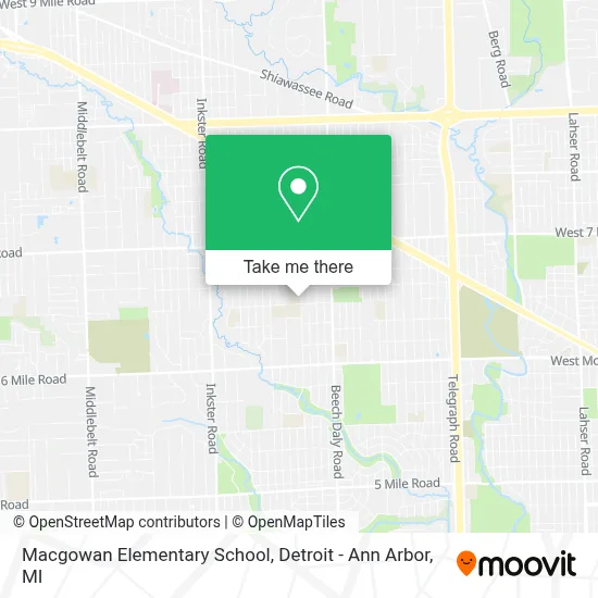 Macgowan Elementary School map