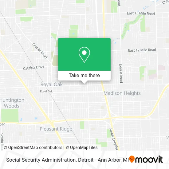 Social Security Administration map