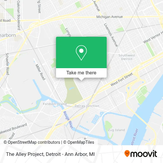 The Alley Project map