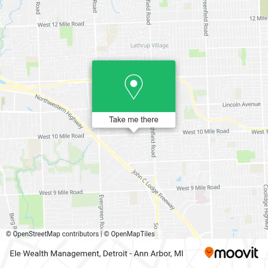 Ele Wealth Management map
