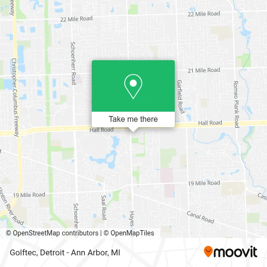 Golftec map