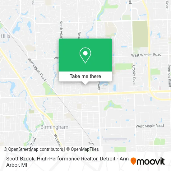 Scott Bzdok, High-Performance Realtor map