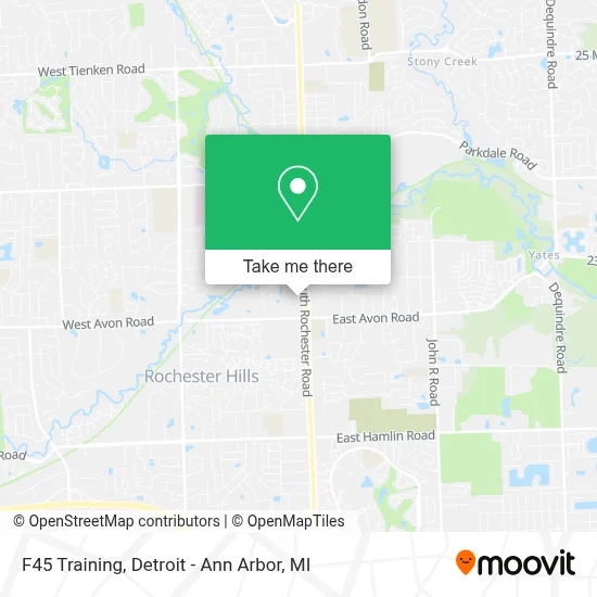 F45 Training map
