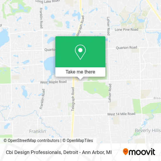 Cbi Design Professionals map