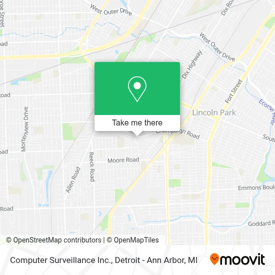 Computer Surveillance Inc. map