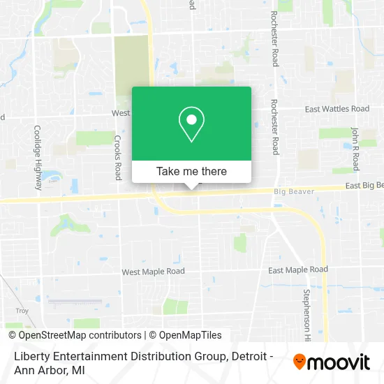 Liberty Entertainment Distribution Group map