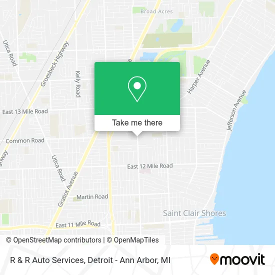 R & R Auto Services map