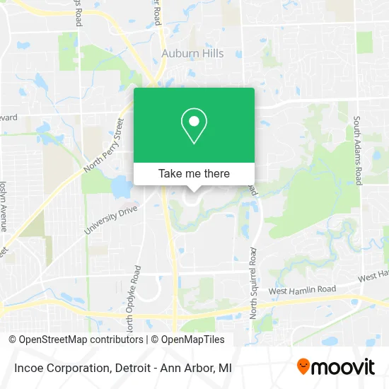 Incoe Corporation map