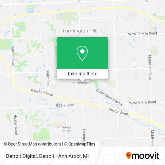 Detroit Digital map
