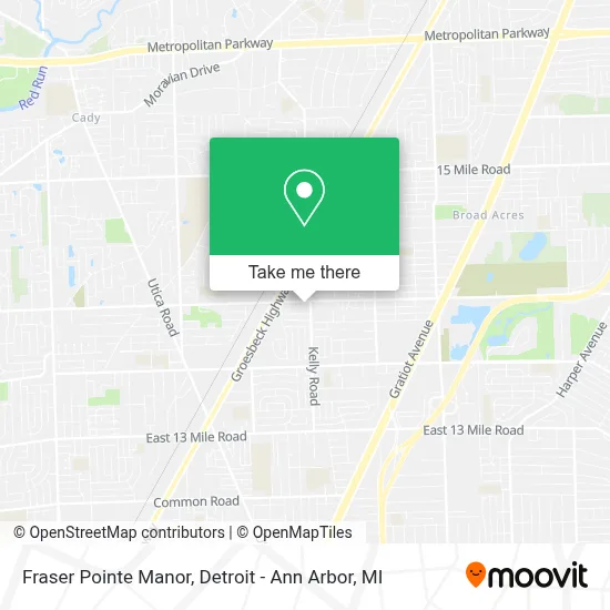 Fraser Pointe Manor map
