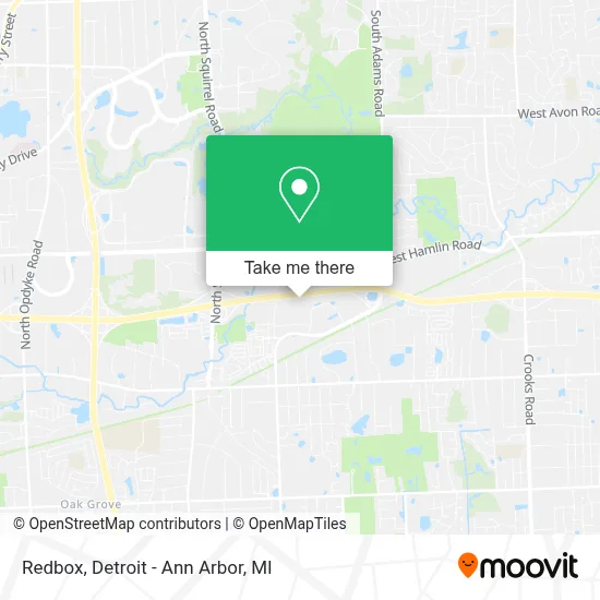 Redbox map