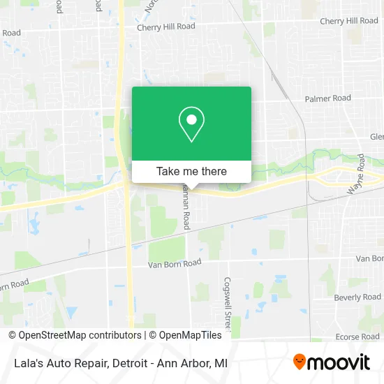 Lala's Auto Repair map