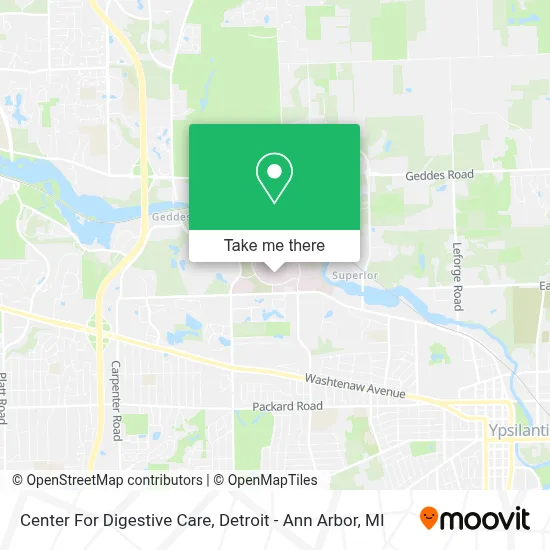 Center For Digestive Care map